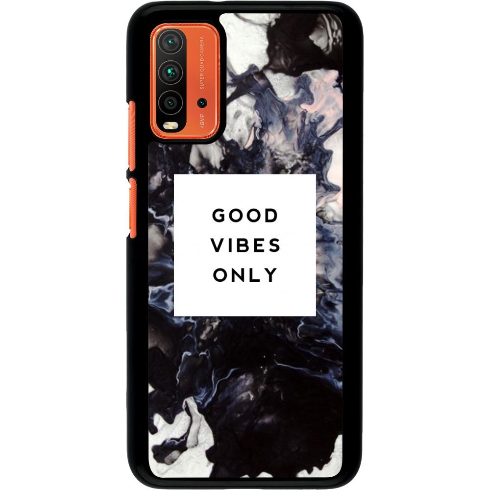 Coque Xiaomi Redmi 9T - Marble Good Vibes Only