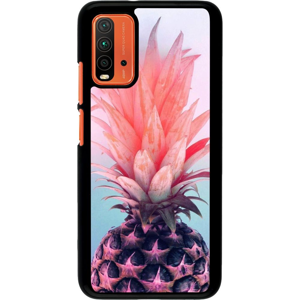 Coque Xiaomi Redmi 9T - Purple Pink Pineapple