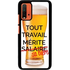 Coque Xiaomi Redmi 9T - Tout travail mérite sa bière