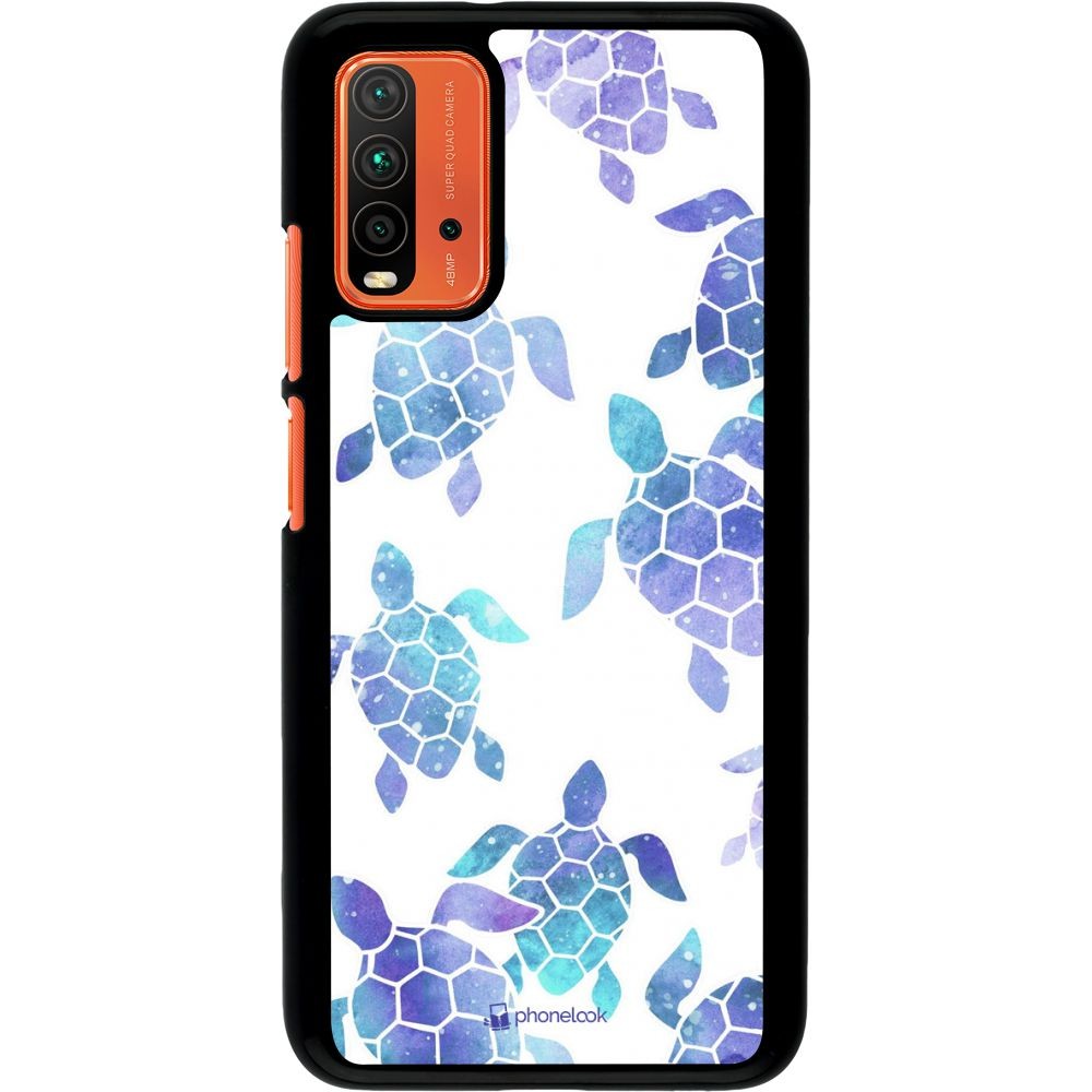 Hülle Xiaomi Redmi 9T - Turtles pattern watercolor