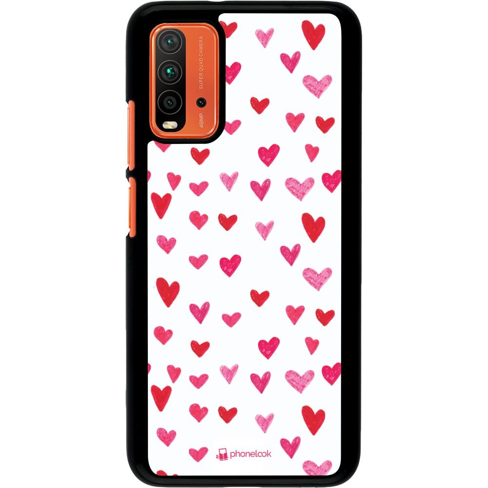 Coque Xiaomi Redmi 9T - Valentine 2022 Many pink hearts