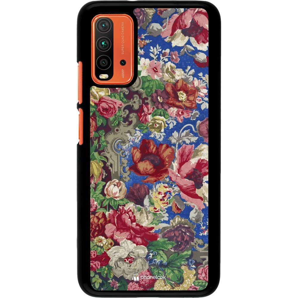 Coque Xiaomi Redmi 9T - Vintage Art Flowers