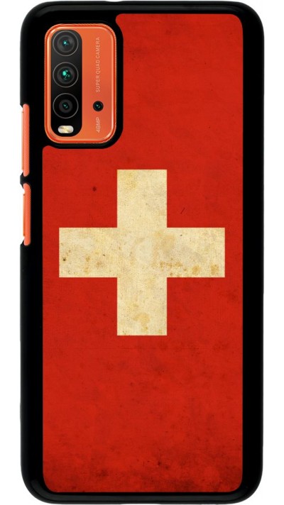 Hülle Xiaomi Redmi 9T - Vintage Flag SWISS