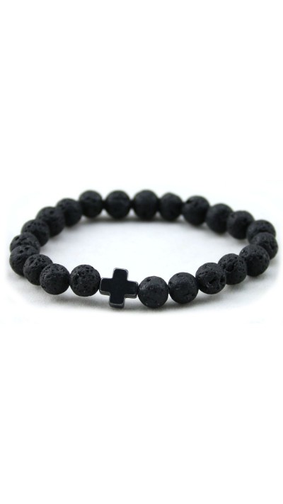 Bracelet Stonekross - Noir