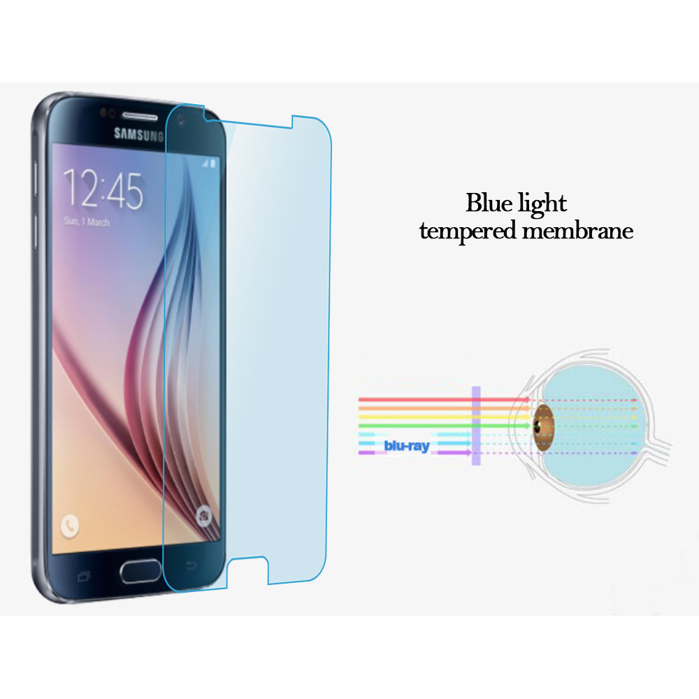 Tempered Glass vitre de protection anti-lumière bleue Samsung Galaxy S6