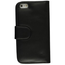 Fourre cuir iPhone 6/6s - Flip - Noir