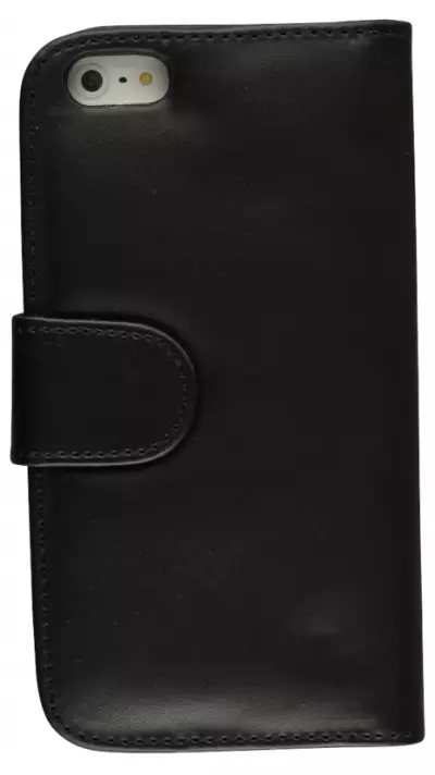 Fourre cuir iPhone 6/6s - Flip - Noir