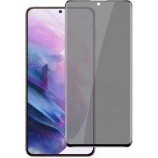 Galaxy S21 3D Privacy Anti-Spy Tempered Glass - Bildschirm Schutzglas mit schwarzen Rändern