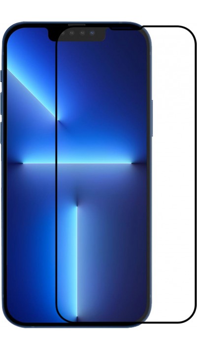 3D Tempered Glass iPhone 13 mini - Vitre de protection d'écran intégrale verre trempé avec bords noirs