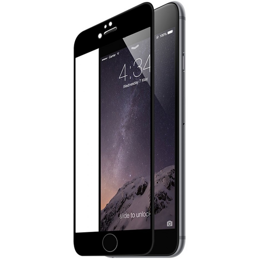 3D Tempered Glass vitre de protection noir anti-lumière bleue - iPhone 6 Plus / 6s Plus