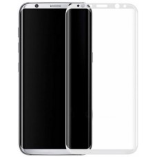 3D Tempered Glass Schutzglas weiss - Samsung Galaxy S8+
