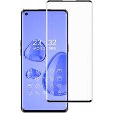 3D Tempered Glass OPPO Find X3 Neo - Full Screen Display Schutzglas mit schwarzem Rahmen