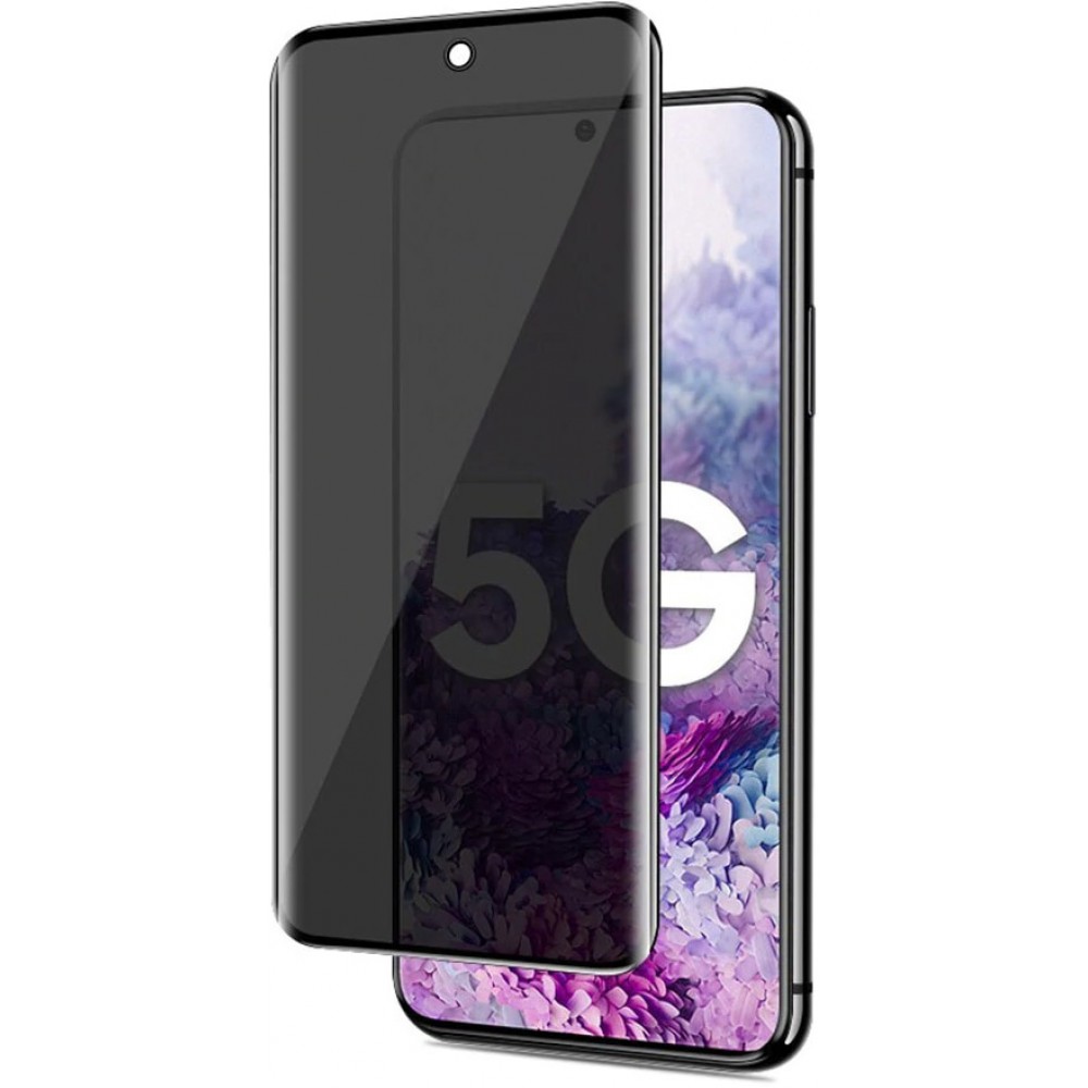 Samsung Galaxy S20+ 3D Privacy Anti-Spy Tempered Glass - Bildschirm Schutzglas mit schwarzen Rändern