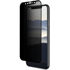 iPhone X / Xs 3D Privacy Anti-Spy Tempered Glass - Bildschirm Schutzglas mit schwarzen Rändern