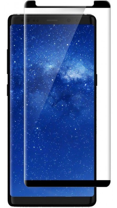 3D Tempered Glass Samsung Galaxy Note8 - Vitre de protection d'écran intégrale verre trempé avec bords noirs