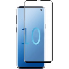 3D Tempered Glass Samsung Galaxy S10 - Full Screen Display Schutzglas mit schwarzem Rahmen