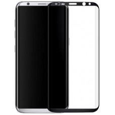 3D Tempered Glass Samsung Galaxy S8+ - Vitre de protection d'écran intégrale verre trempé avec bords noirs