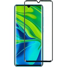 3D Tempered Glass Xiaomi Mi Note 10 - Full Screen Display Schutzglas mit schwarzem Rahmen