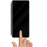 3D Tempered Glass Schutzglas schwarz (Fingerabdruck kompatibel) - Samsung Galaxy S22 Ultra