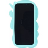 Coque iPhone X / Xs - 3D Fun Pretty licorne - Bleu