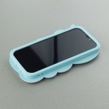 Hülle iPhone X / Xs - 3D Fun Pretty licorne blau