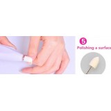 5 in 1 elektronische Nagel Pflege Maschine Manicure Polishing mit 5 Aufsätzen - Weiss