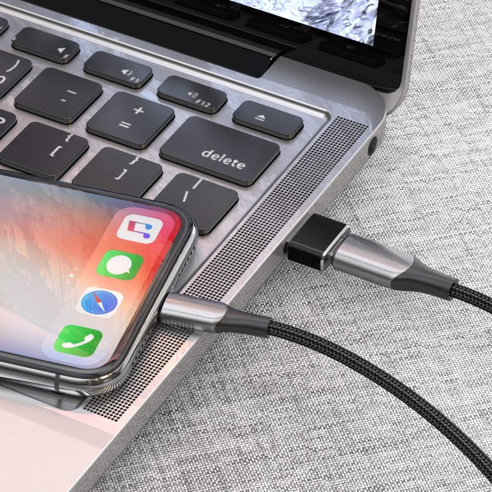 Adaptateur de chargeur / branchement - USB-C (entré) vers USB-A (sortie) - Noir