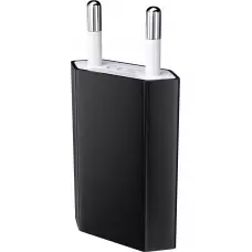 Adaptateur chargeur mur USB-A secteur suisse 5W - Noir