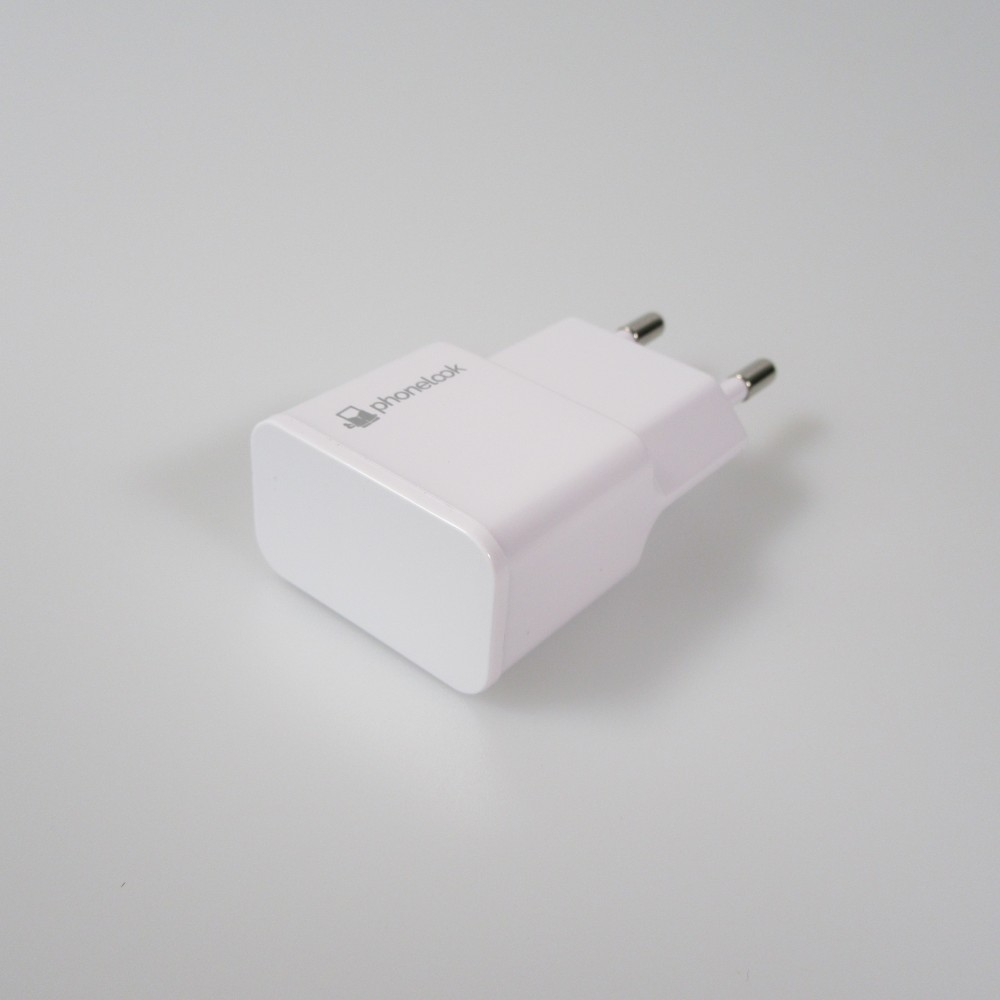 Ladegerät Netzadapter Doppel USB-A 10W PhoneLook - Weiss