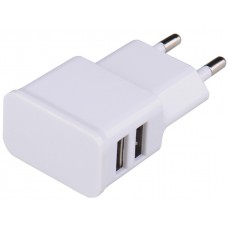 Adaptateur chargeur secteur double USB