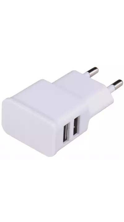 Adaptateur chargeur secteur double USB