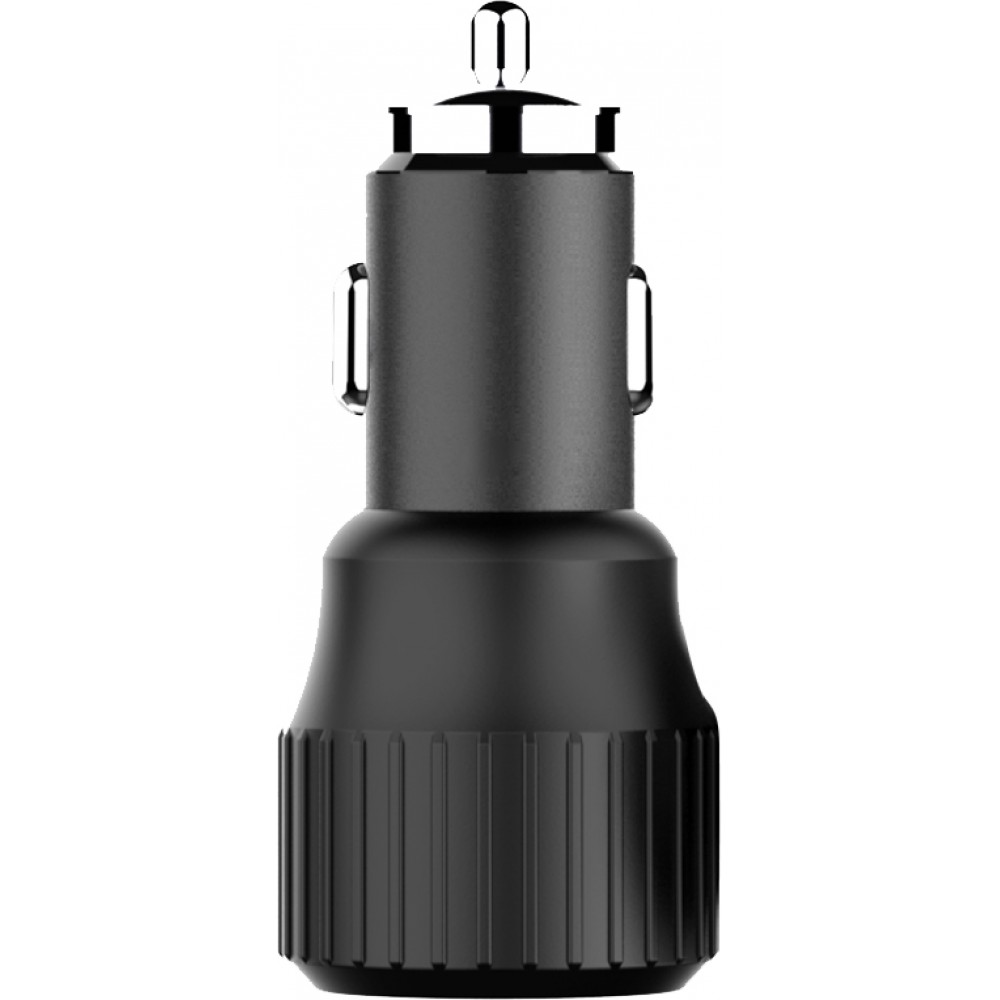 Adaptateur double USB 45W pour voiture Allume-cigare Power Delivery et QC3.0 Fast Charge - Noir