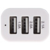 Adaptateur de charge 3 ports pour allume cigare de voiture - Multiport 3x USB-A - Bleu