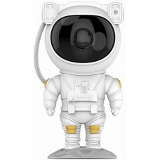 Astronaute projecteur HD LED étoiles et galaxies + laser incl. télécommande