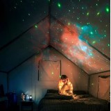 Astronaut Sternen und Galaxien HD Projektor LED + Laser Nachttisch Licht inkl. Fernbedienung