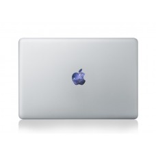 Aufkleber MacBook Apple logo galaxy blue