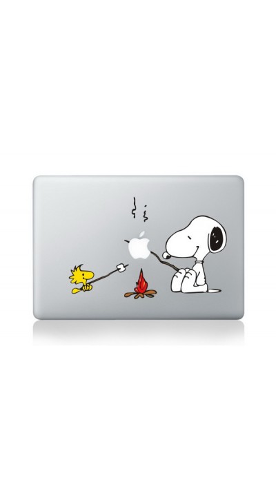 Autocollant MacBook -  Barbecue Snoopy
