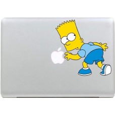 MacBook Aufkleber - Bart Simpson