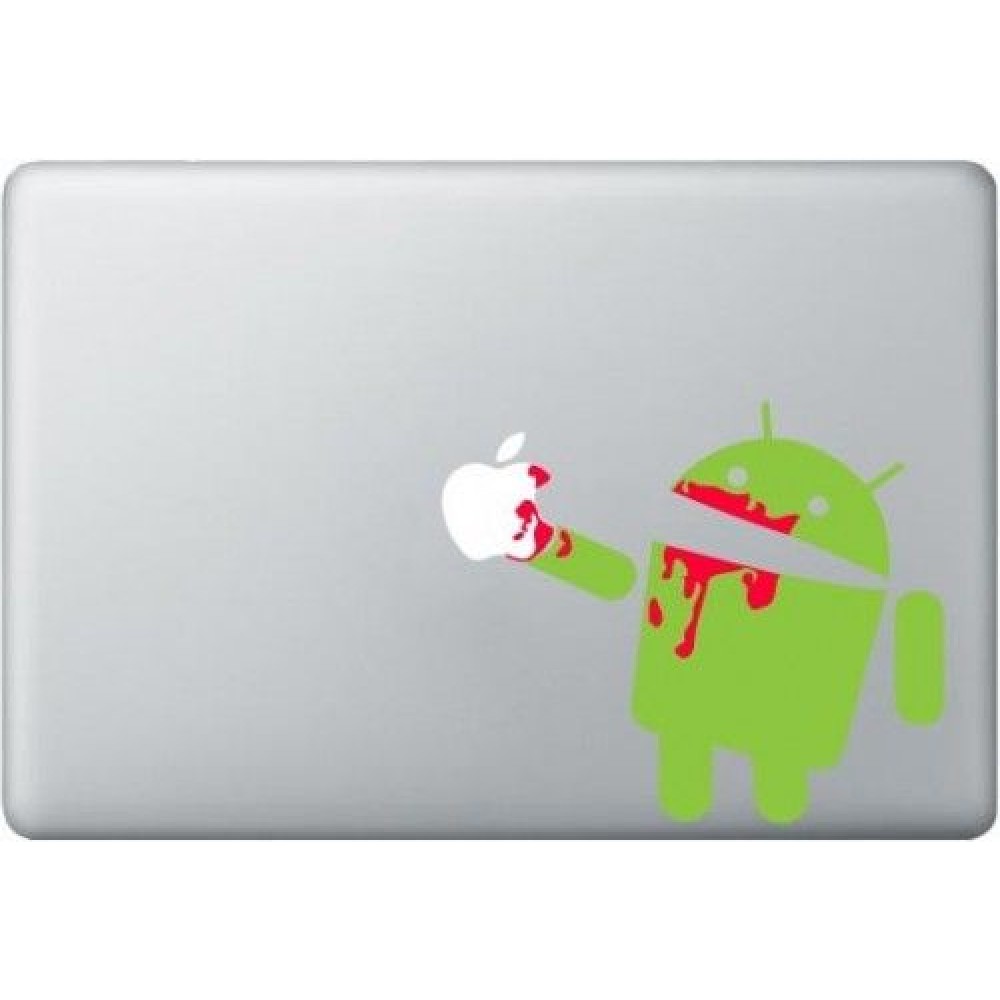 MacBook Aufkleber - Bloody Android
