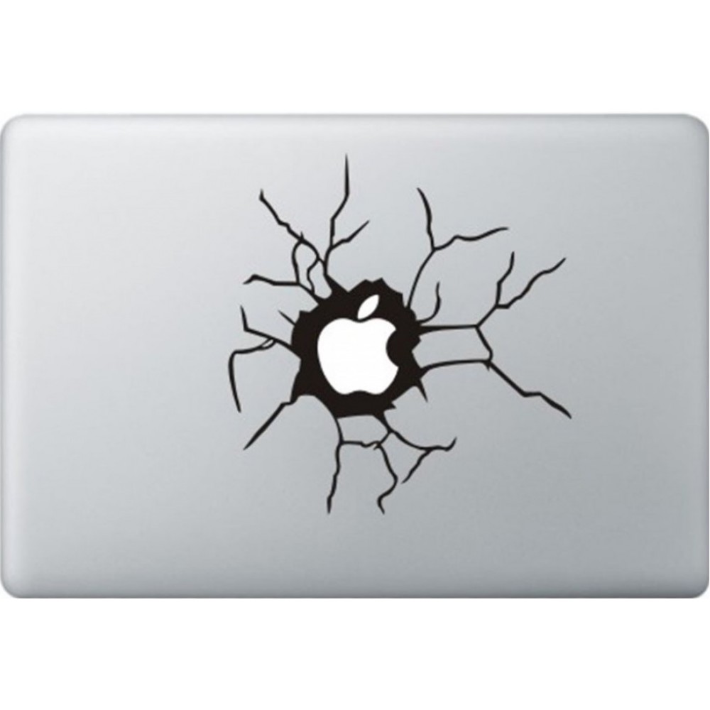 MacBook Aufkleber - Break the Wall