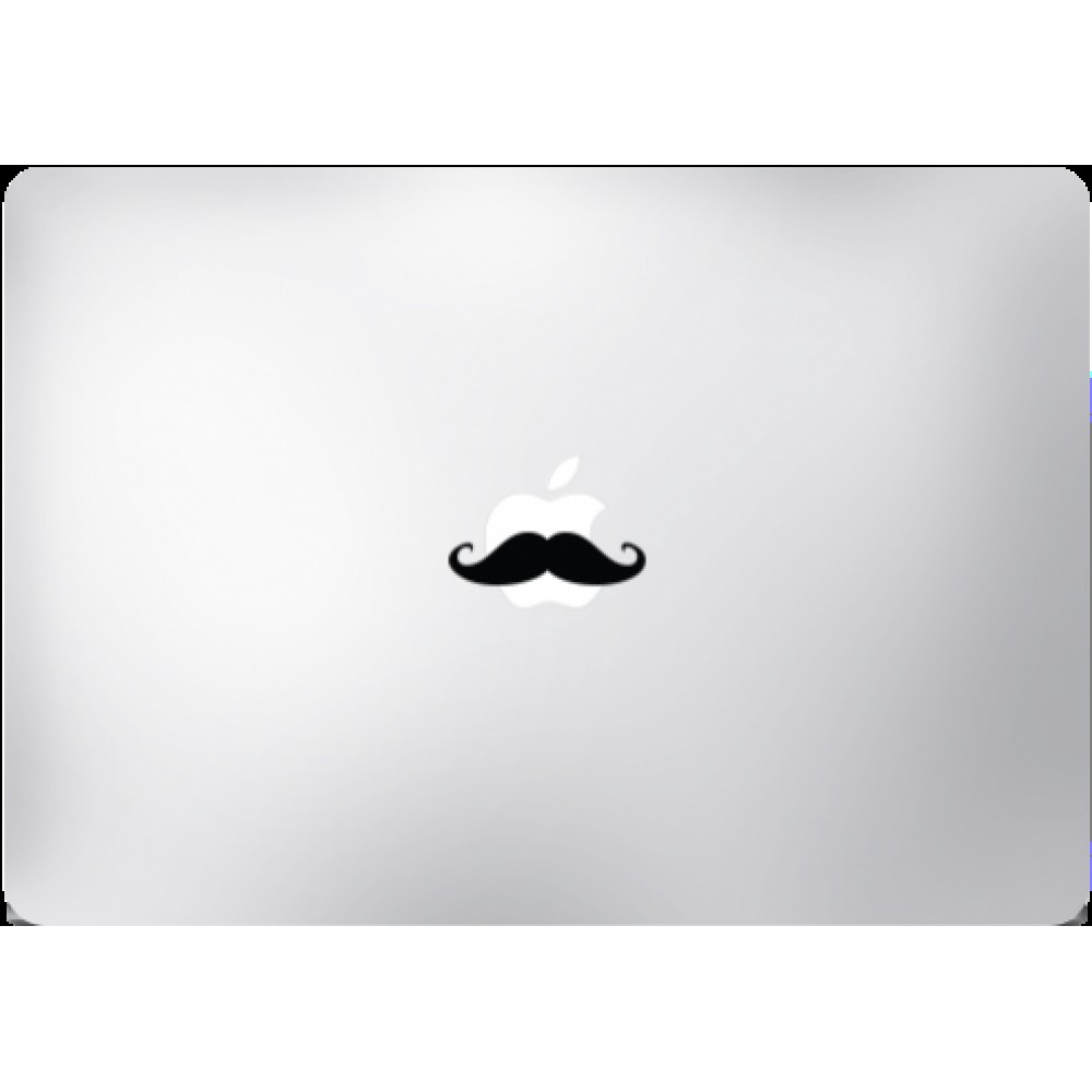 MacBook Aufkleber - Fanzy Moustache