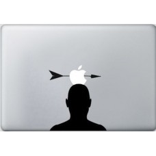 MacBook Aufkleber - Head with Arrow
