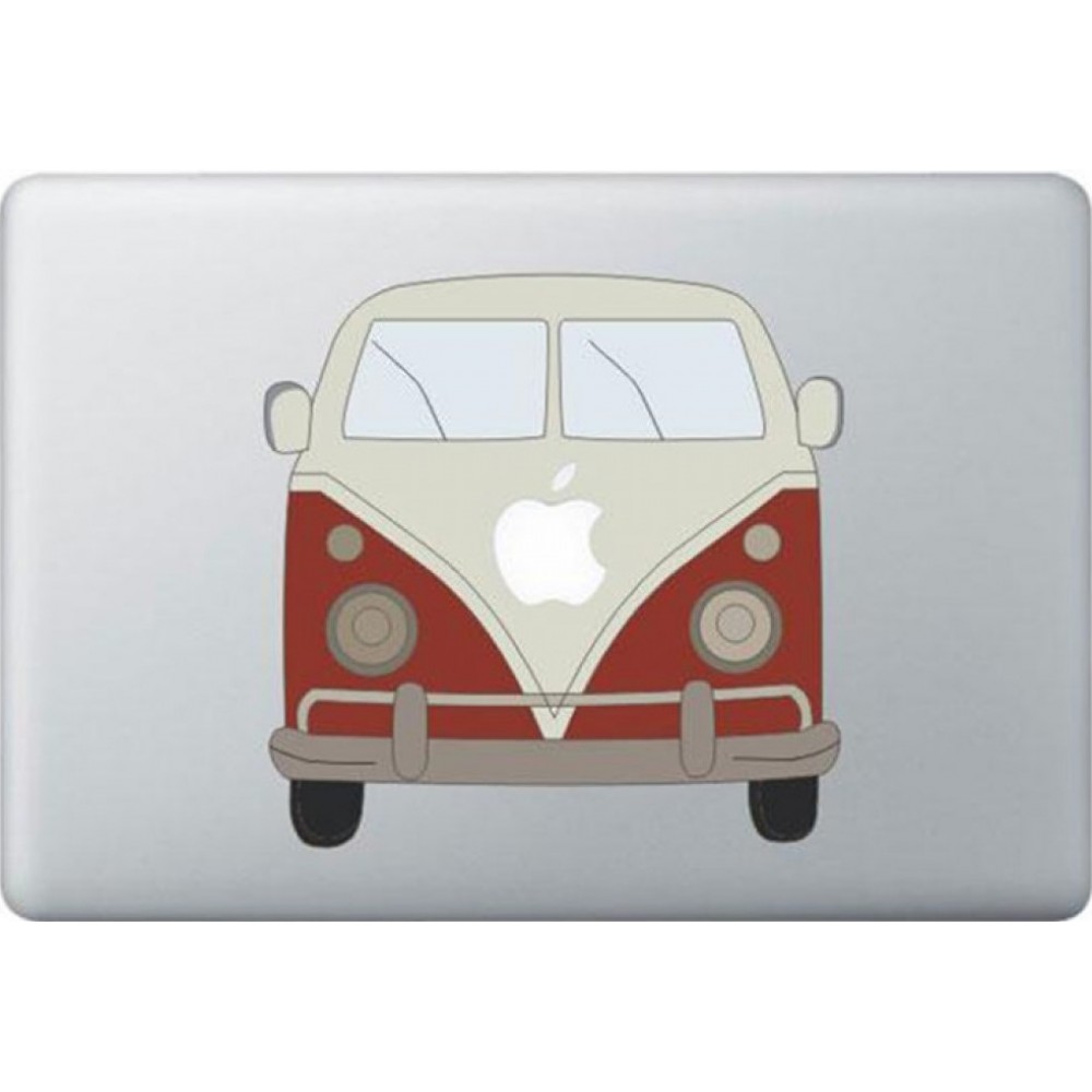 MacBook Aufkleber - Hippie Bus