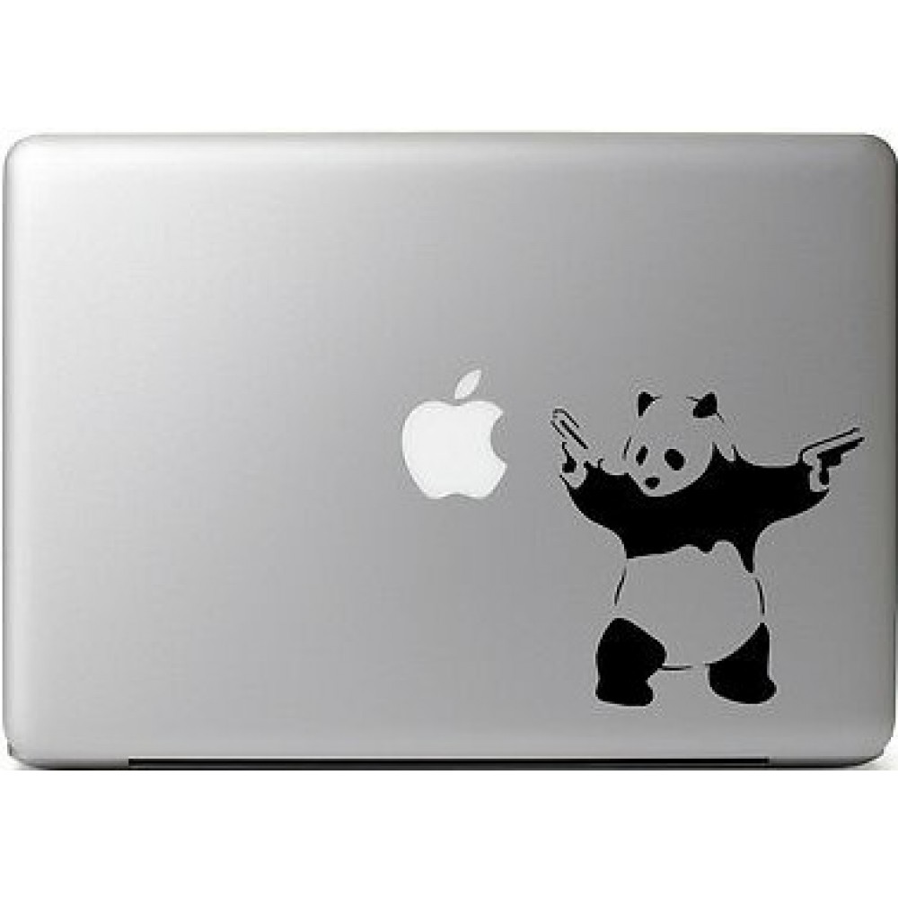 Autocollant MacBook - Panda with Guns