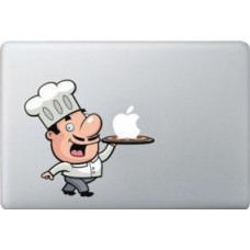 MacBook Aufkleber - Pizza Chef