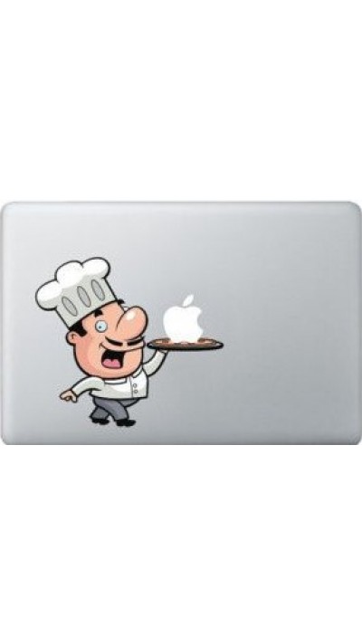 Autocollant MacBook - Pizza Chef