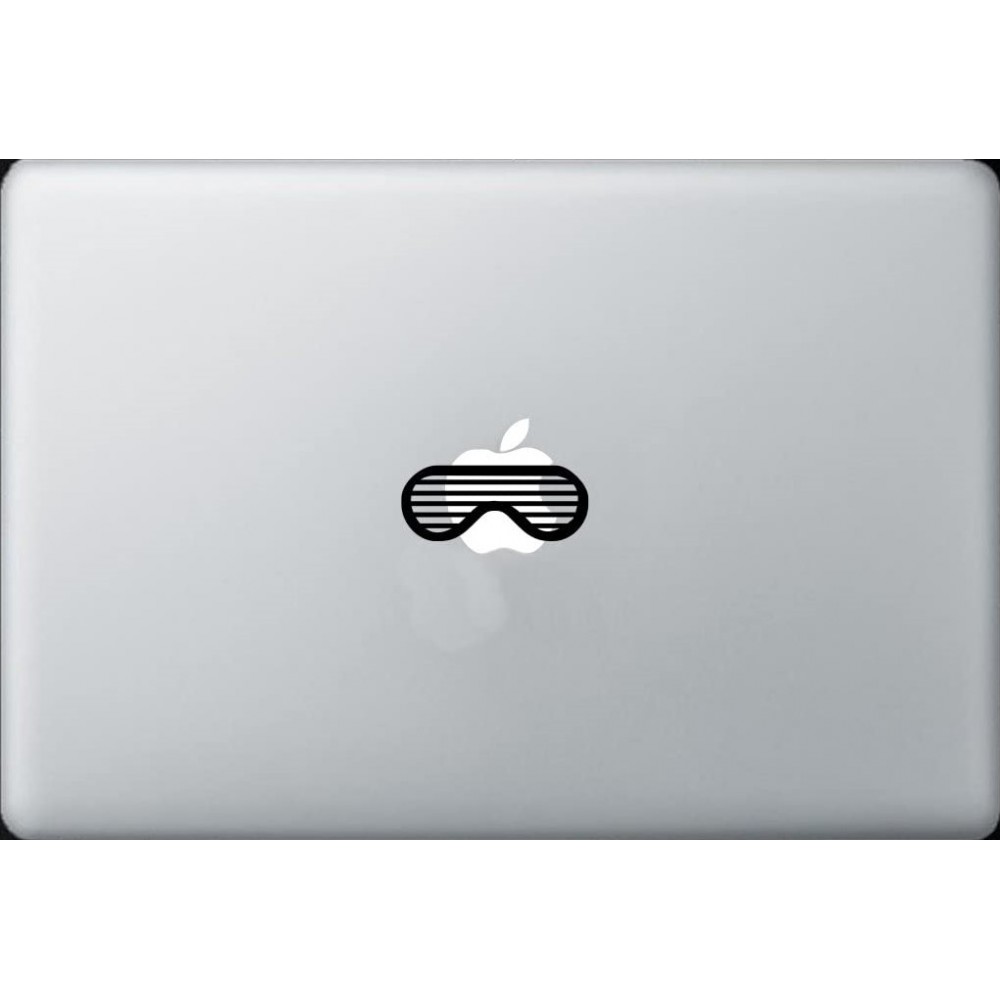 MacBook Aufkleber - Techno Glasses