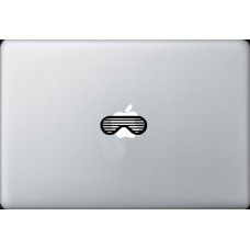 MacBook Aufkleber - Techno Glasses