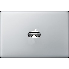 Autocollant MacBook - Techno Glasses