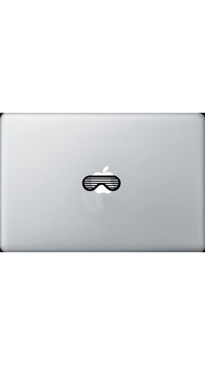 Autocollant MacBook - Techno Glasses